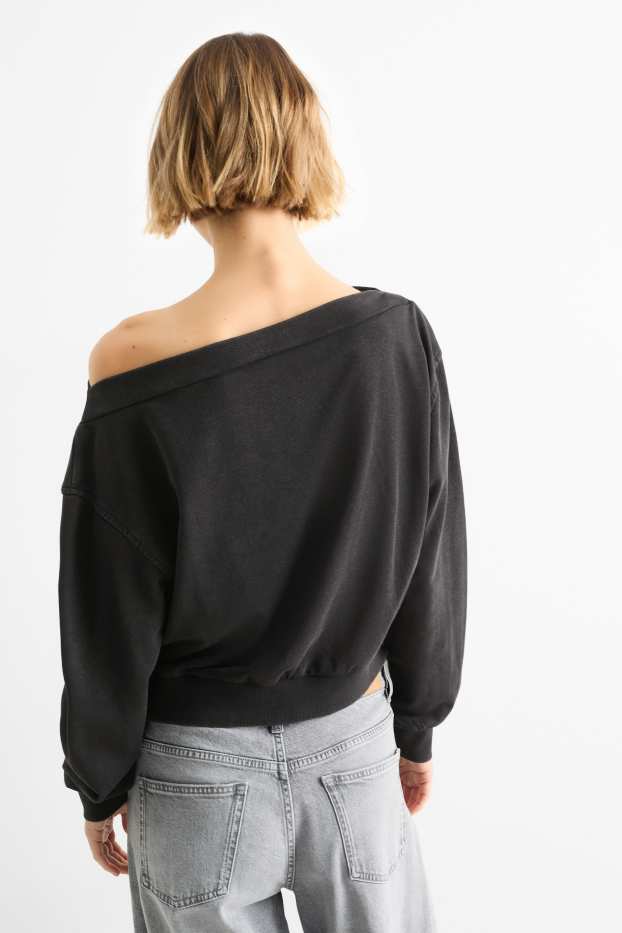 Damen - Sweatshirt - schwarz