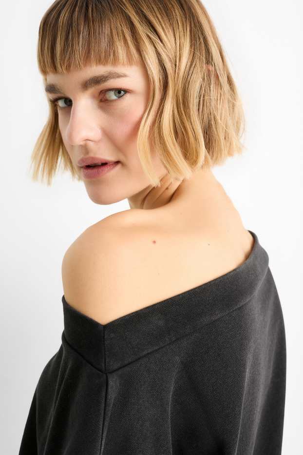 Damen - Sweatshirt - schwarz