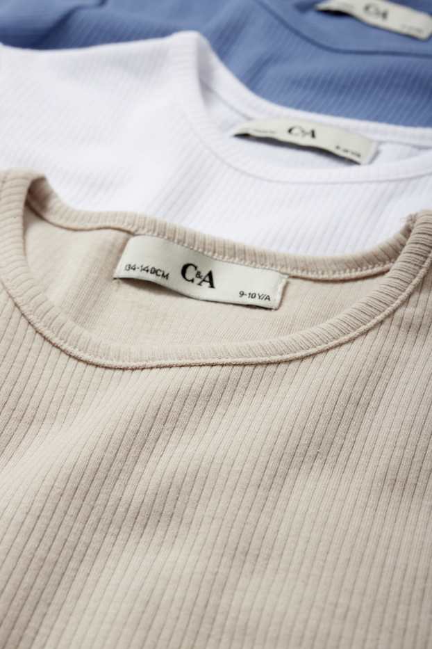 Bambini - Confezione da 3 - maglia intima - beige chiaro