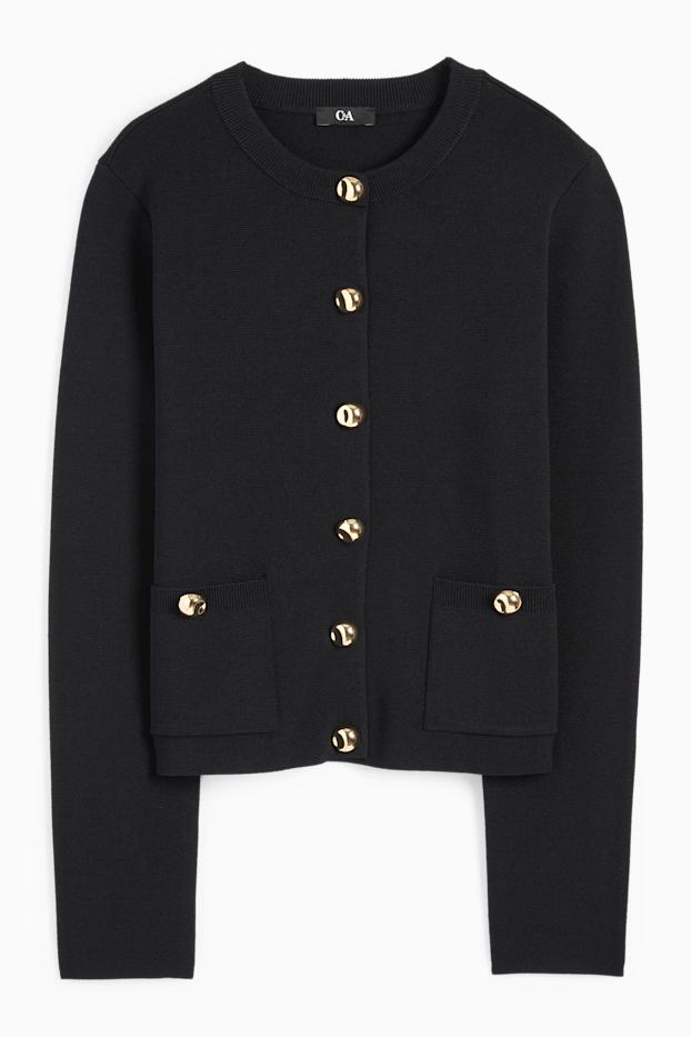 Femmes - Gilet de maille - noir