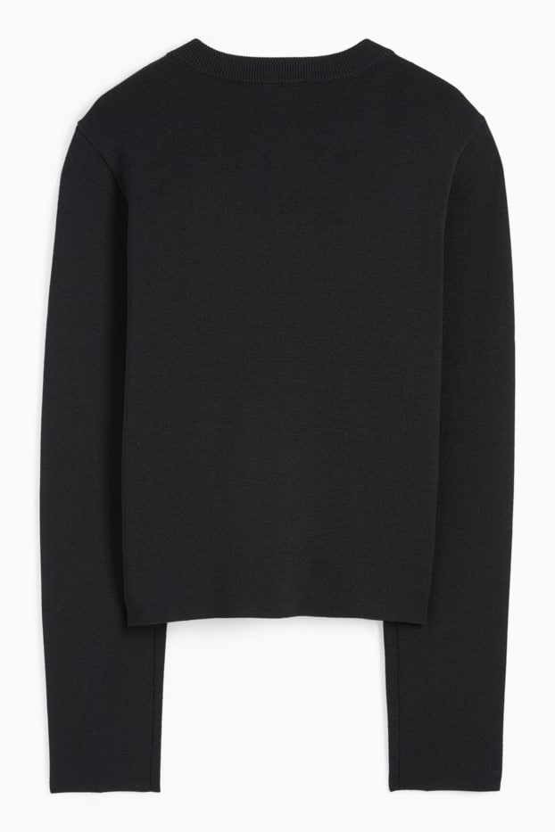 Femmes - Gilet de maille - noir