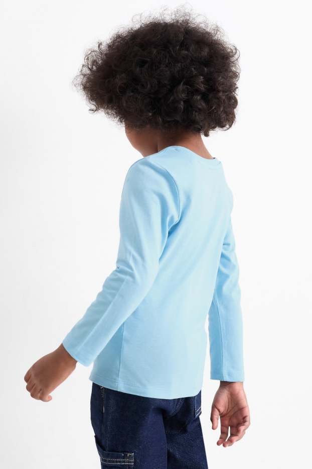 Bambini - Confezione da 3 - PAW Patrol - Chase, Marshall - maglia a maniche lunghe - azzurro
