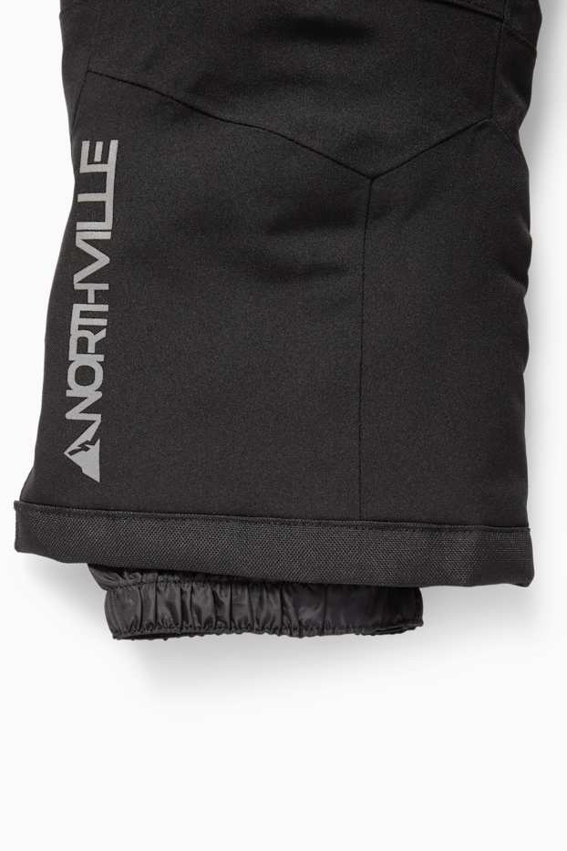 Enfants garçons - Pantalon de ski - imperméable - noir