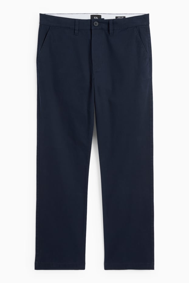 Hommes - Chino - regular fit - bleu foncé