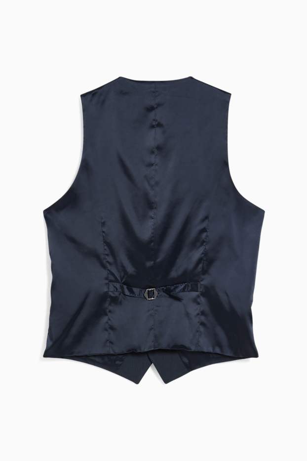 Bărbați - Vestă modulară - slim fit - Flex - LYCRA® - Mix & Match - albastru închis
