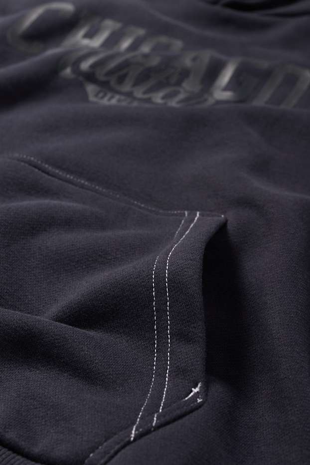 Kinderen: jongens - Chicago - hoodie - donkerblauw