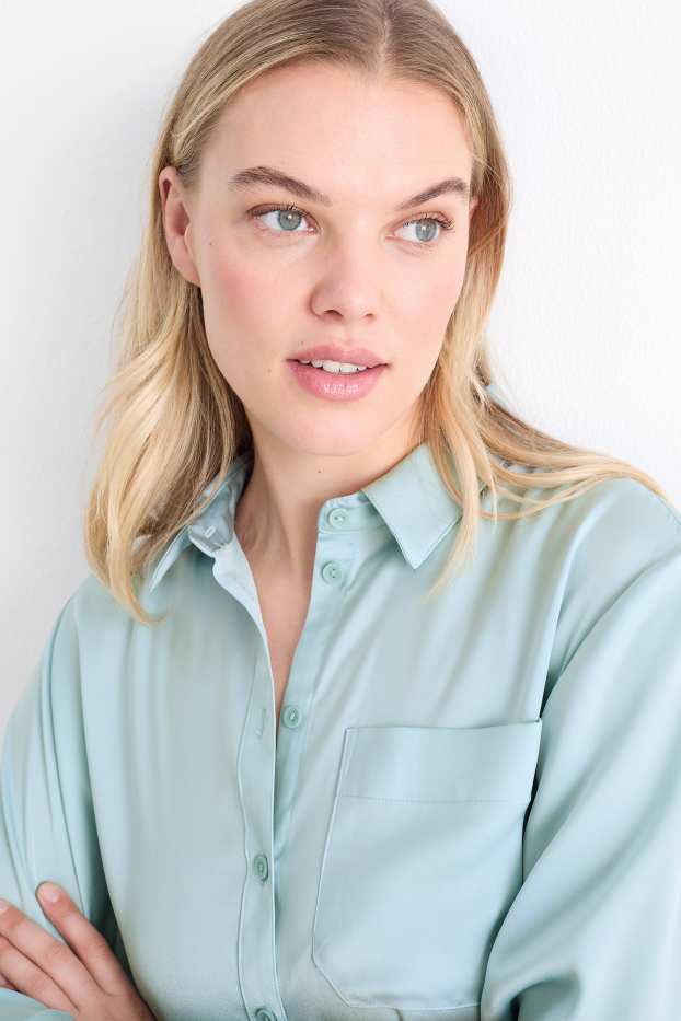 Dames - Blouse - turquoise