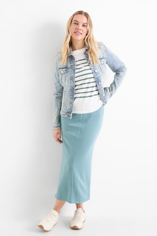 Femmes - Jupe crayon - turquoise