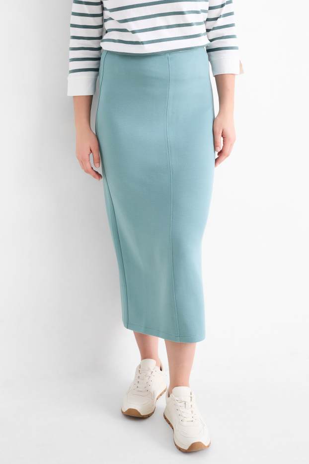 Femmes - Jupe crayon - turquoise
