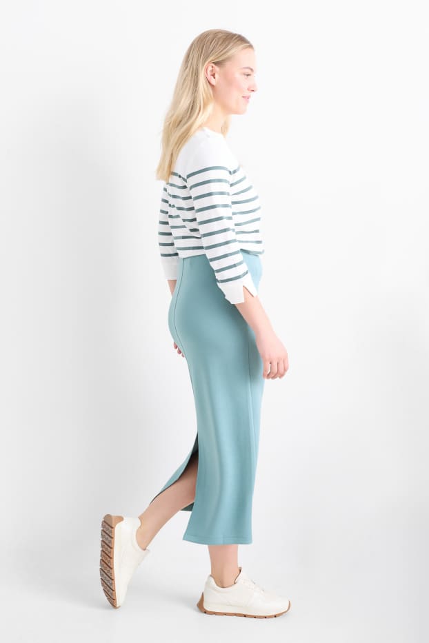 Femmes - Jupe crayon - turquoise