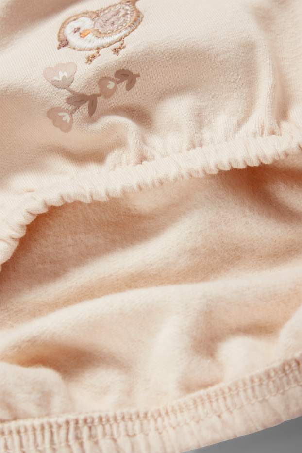 Neonate - Uccellini - completo per neonati - 2 pezzi - rosa