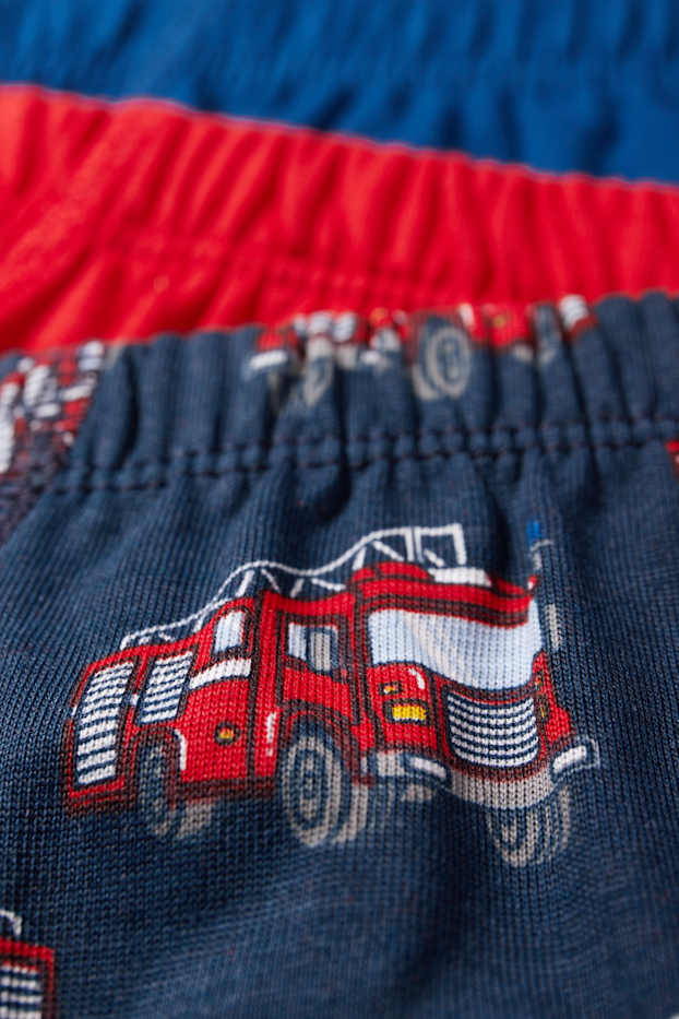 Kinder Jungen - Multipack 10er - Feuerwehr - Slip - dunkelblau