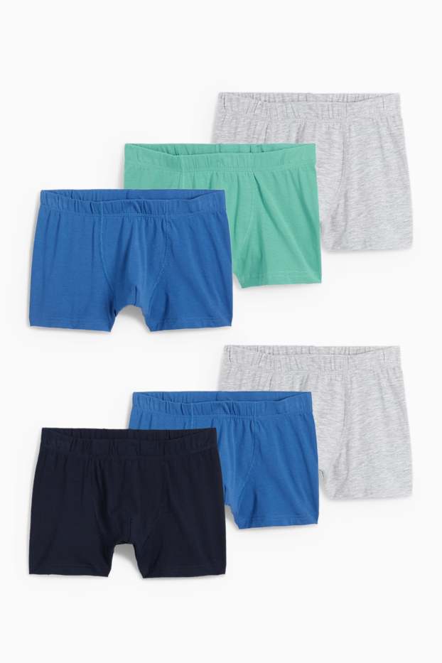Kinder Jungen - Multipack 6er - Boxershorts - dunkelblau