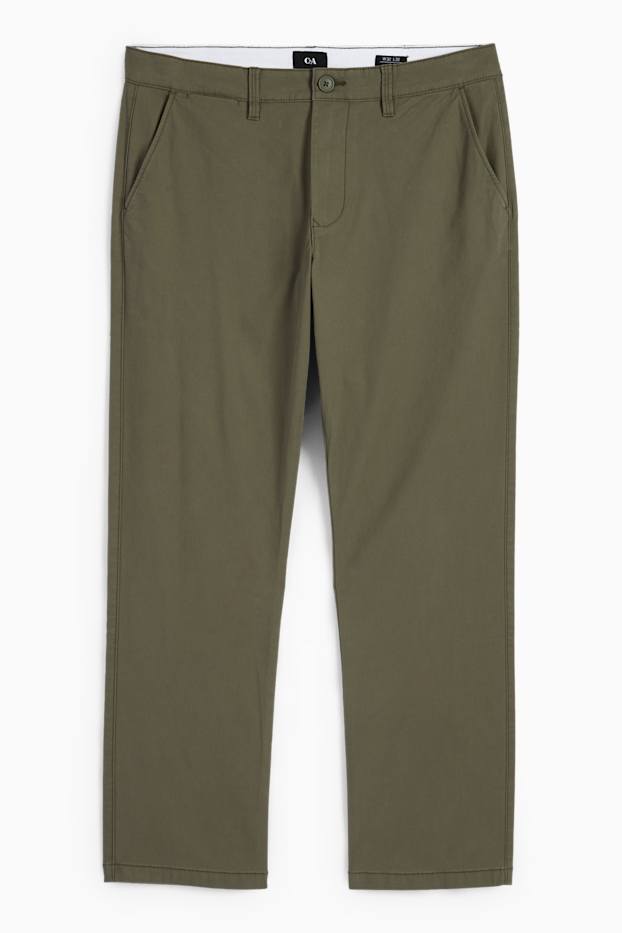 Hommes - Chino - regular fit - vert