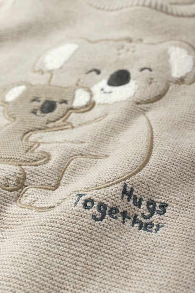 Neonati - Koala - maglione neonati - beige