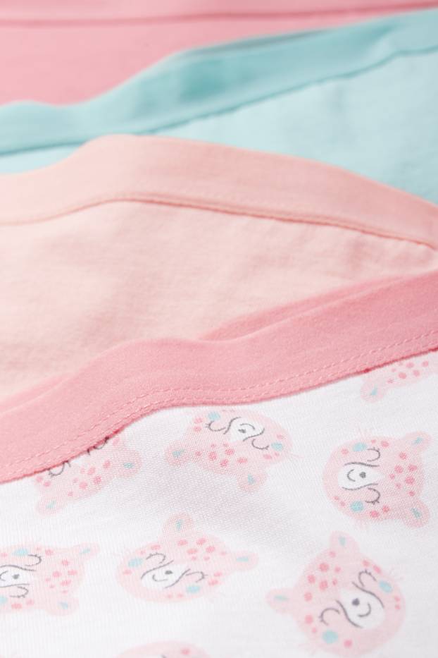 Kinder Mädchen - Multipack 8er - Leopard - Boxershorts - rosa