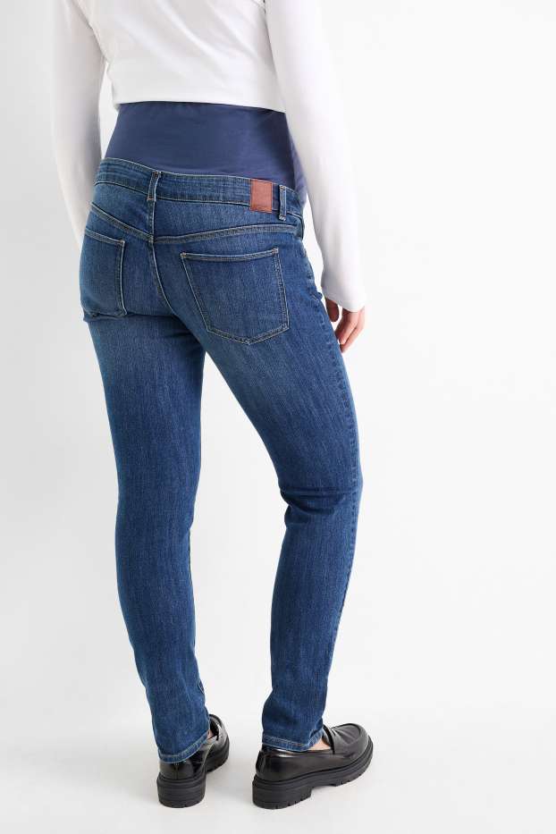 Femei - Jeans gravide - slim jeans - denim-albastru