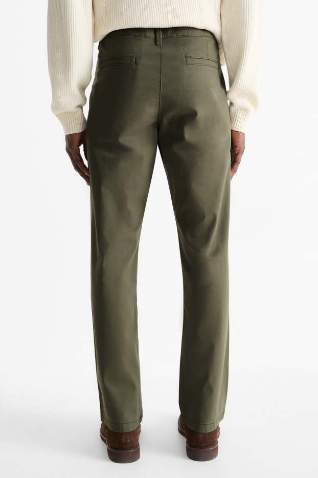 Hommes - Chino - regular fit - vert