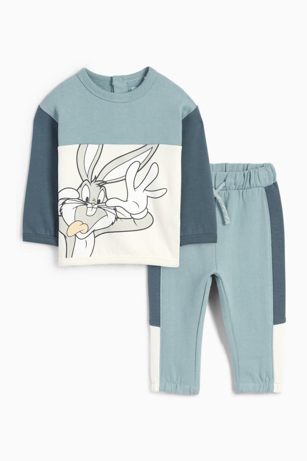 Baby Boys - Bugs Bunny - baby outfit - 2 piece - turquoise