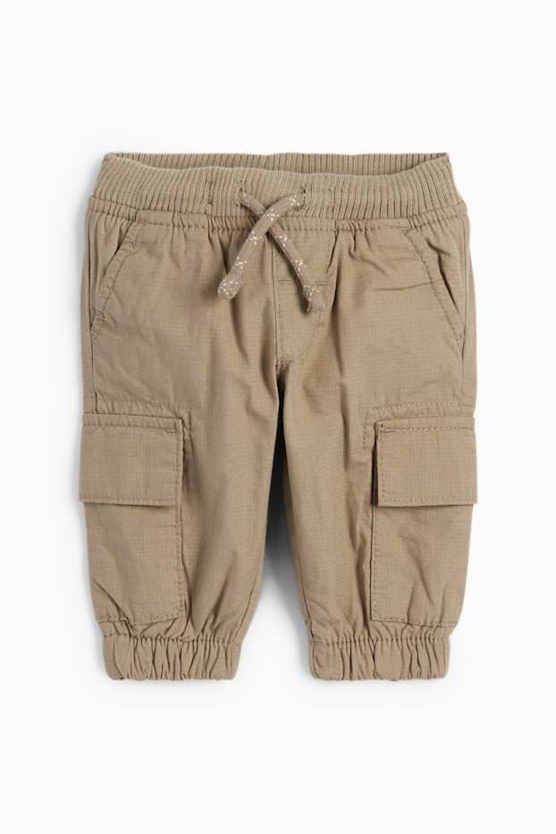 Bébés garçons - Pantalon cargo chaud pour bébé - beige