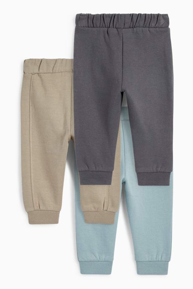 Nadó nen - Paquet de 3 - pantalons de xandall per a nadó - turquesa
