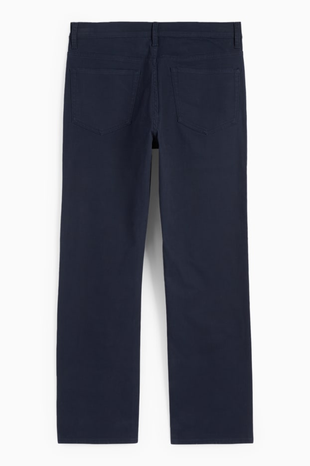 Hommes - Pantalon - regular fit - bleu foncé