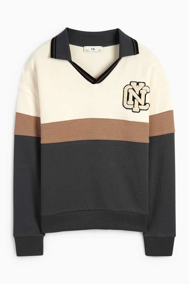 Děti - chlapci - New York - mikina - béžová