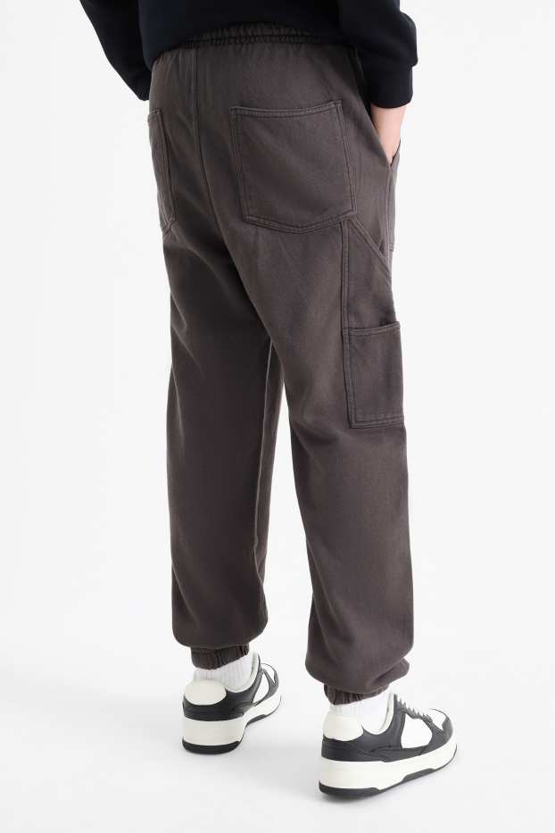 Kinder Buben - Jogginghose - dunkelgrau