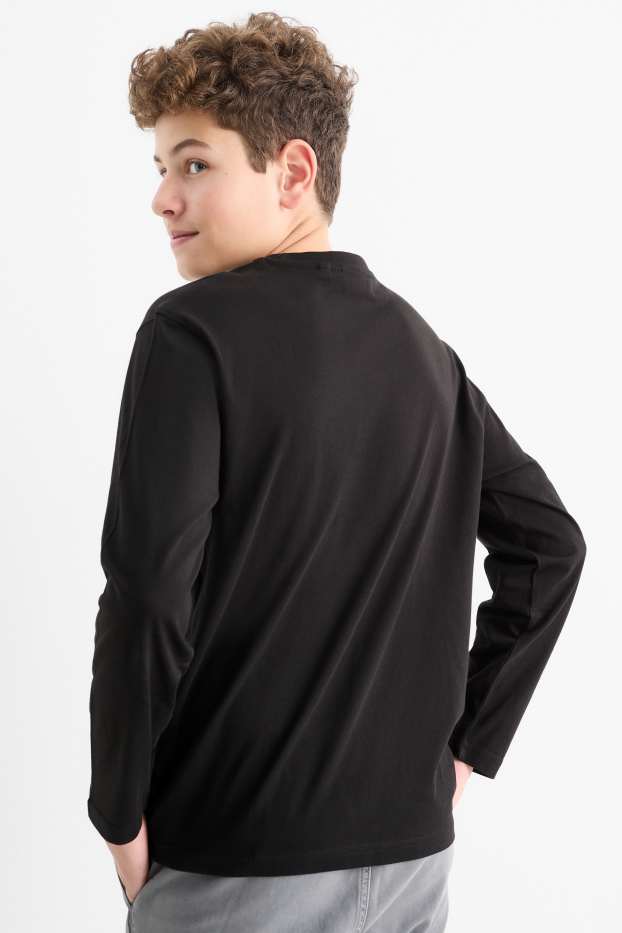 Copii - Băieți - Dragon Ball Z - tricou cu mânecă lungă - negru