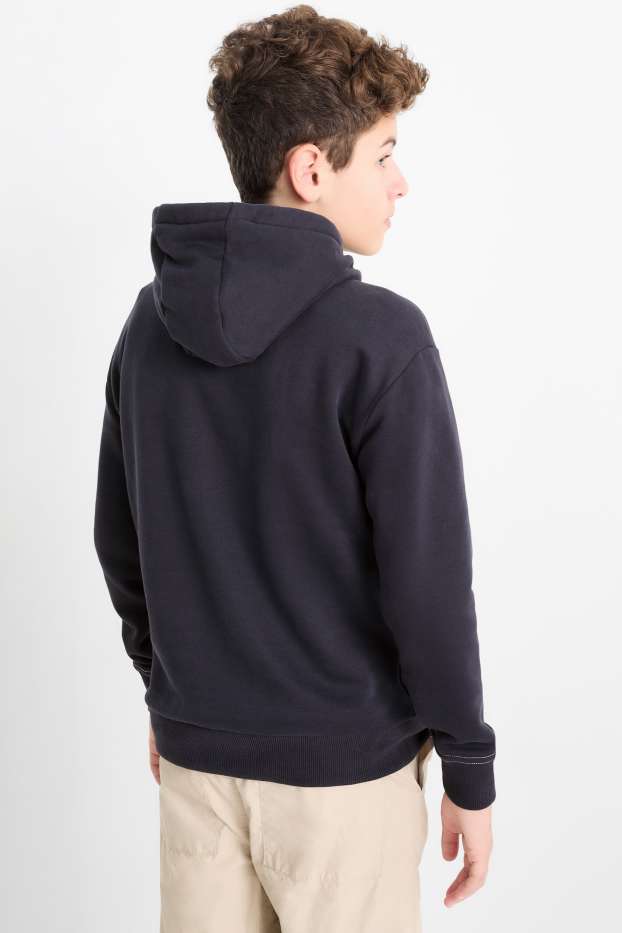 Kinderen: jongens - Chicago - hoodie - donkerblauw