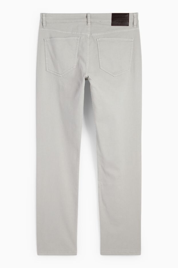 Men - Trousers - slim fit - Flex - LYCRA® - gray