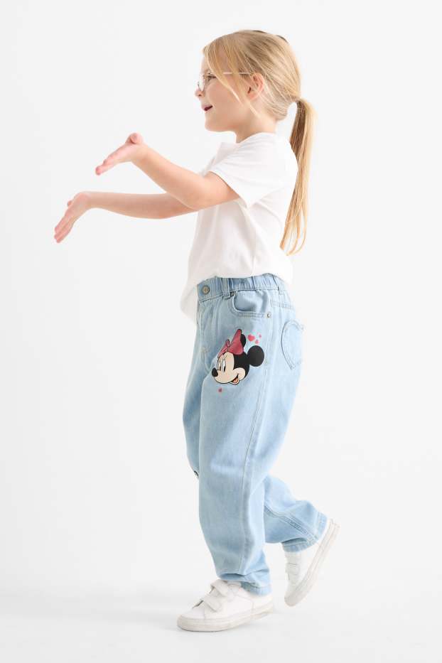 Bambine - Minnie - relaxed jeans - jeans azzurro