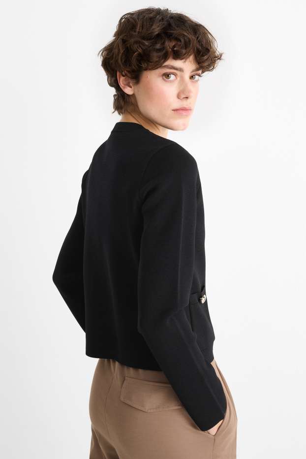 Femmes - Gilet de maille - noir
