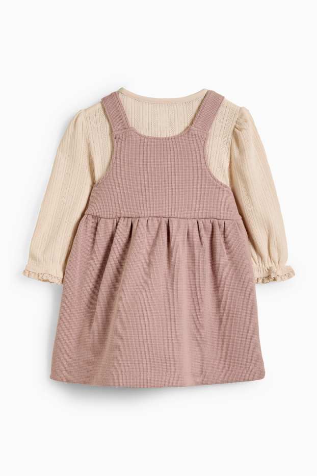 Baby Mädchen - Baby-Outfit - 2 teilig - rosa