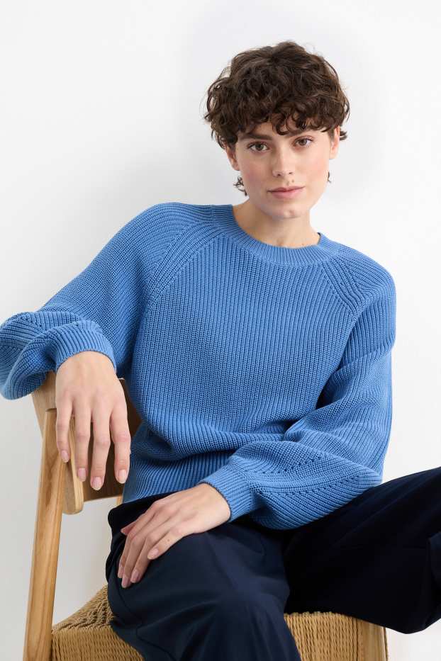 Femmes - Pull - bleu