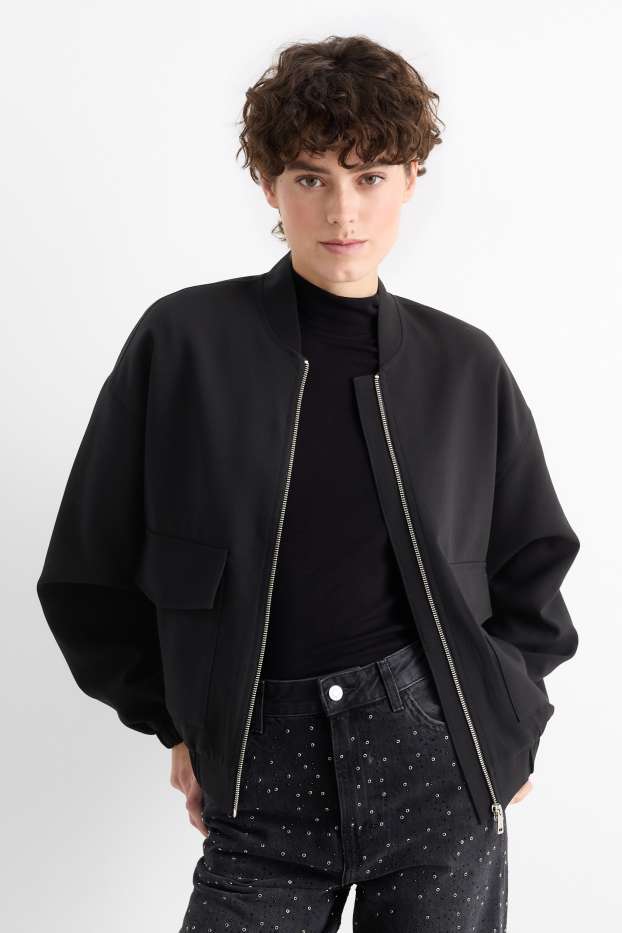 Damen - Blouson - schwarz