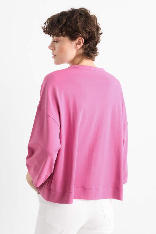 Women - Basic sweatshirt - violet