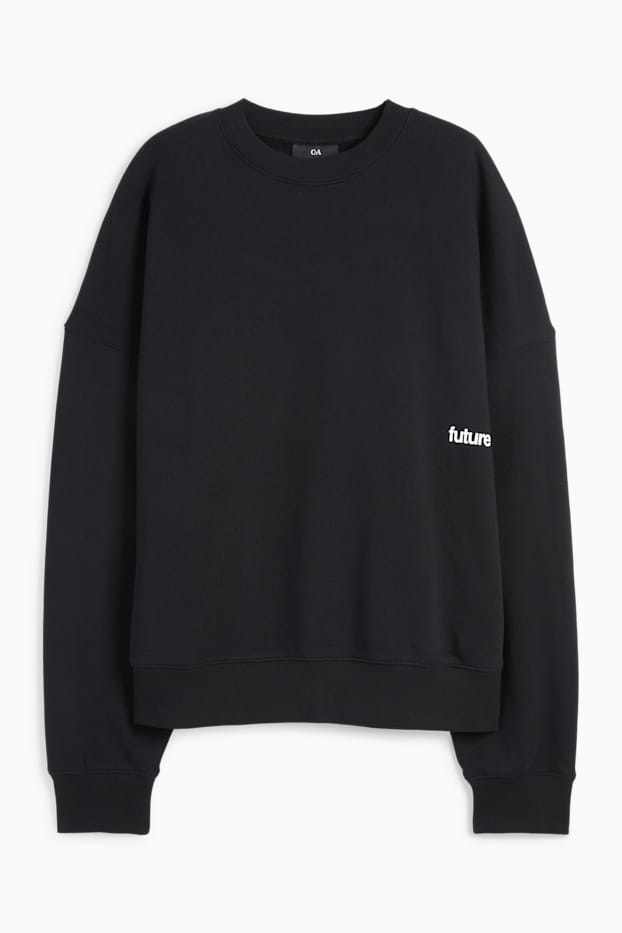 Men - Oversized sweatshirt - black