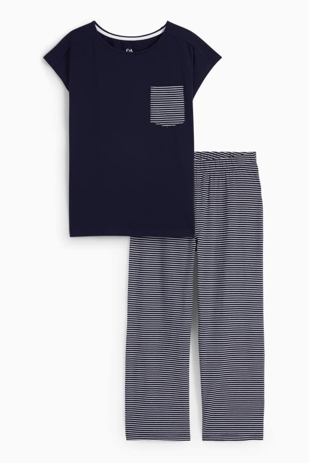 Femmes - Pyjama - bleu foncé