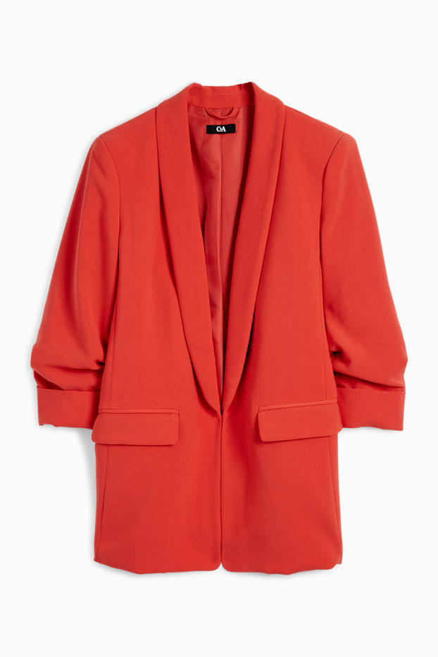 Damen - Business-Blazer - Relaxed Fit - dunkelorange