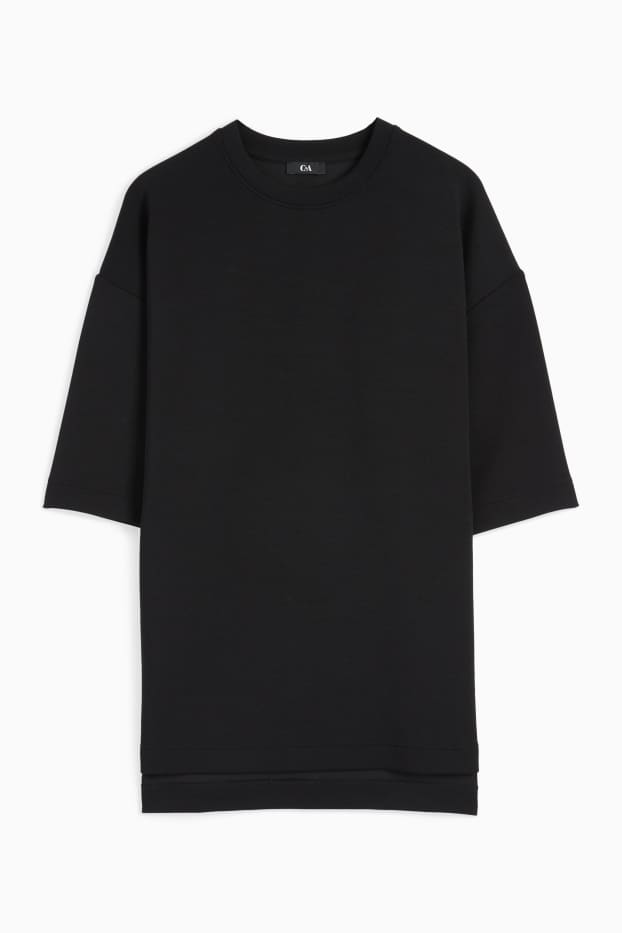 Damen - Basic-Sweatshirt - schwarz