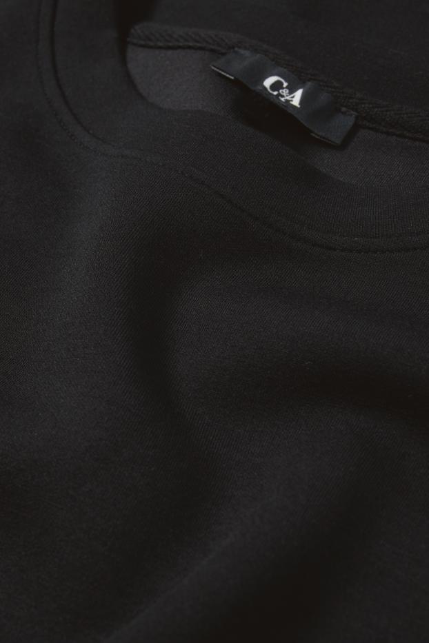 Damen - Basic-Sweatshirt - schwarz