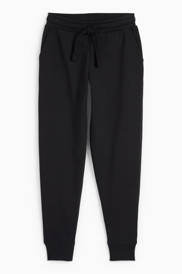 Dona - Pantalons de xandall bàsics - negre