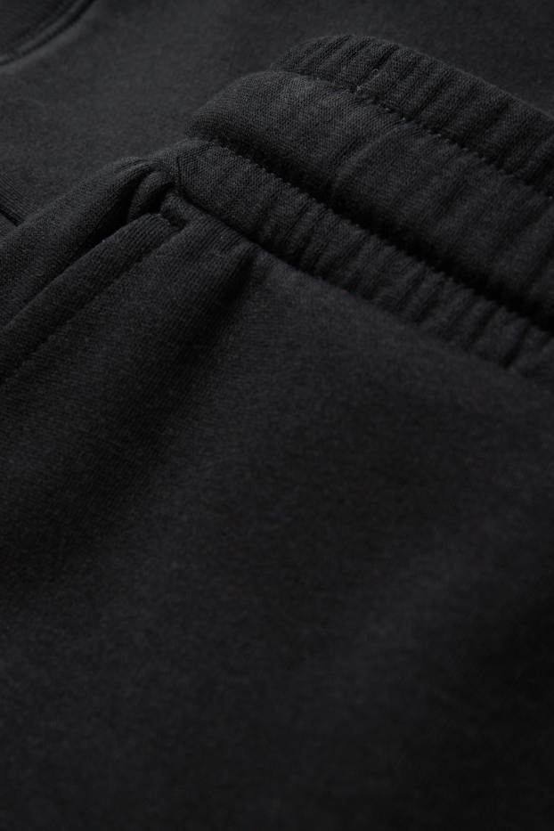 Dona - Pantalons de xandall bàsics - negre