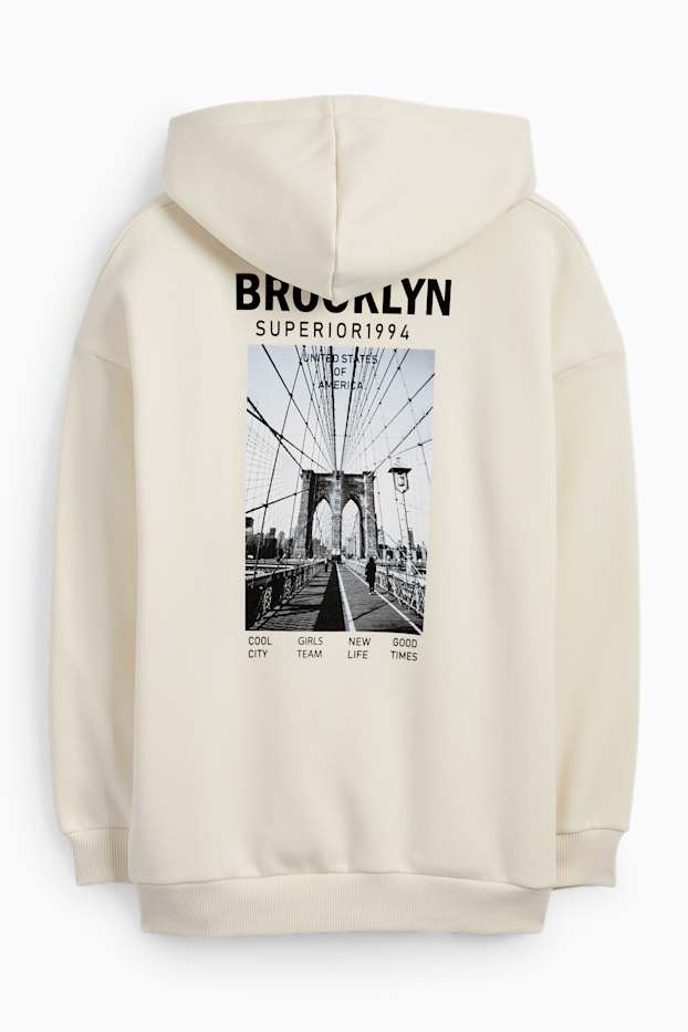Kinder Mädchen - Brooklyn - Hoodie - cremeweiß