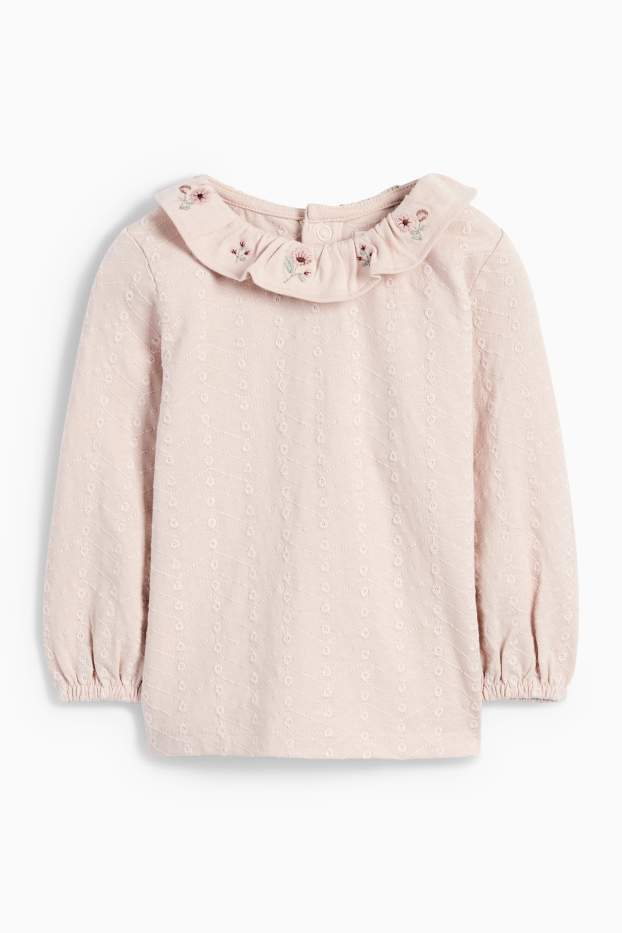 Baby Mädchen - Blümchen - Baby-Outfit - 3 teilig - rosa