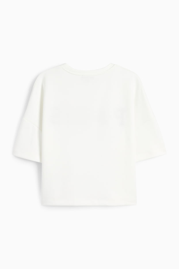 Donna - Felpa - bianco crema