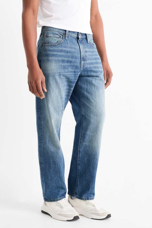 Herren - Relaxed Jeans - helljeansblau