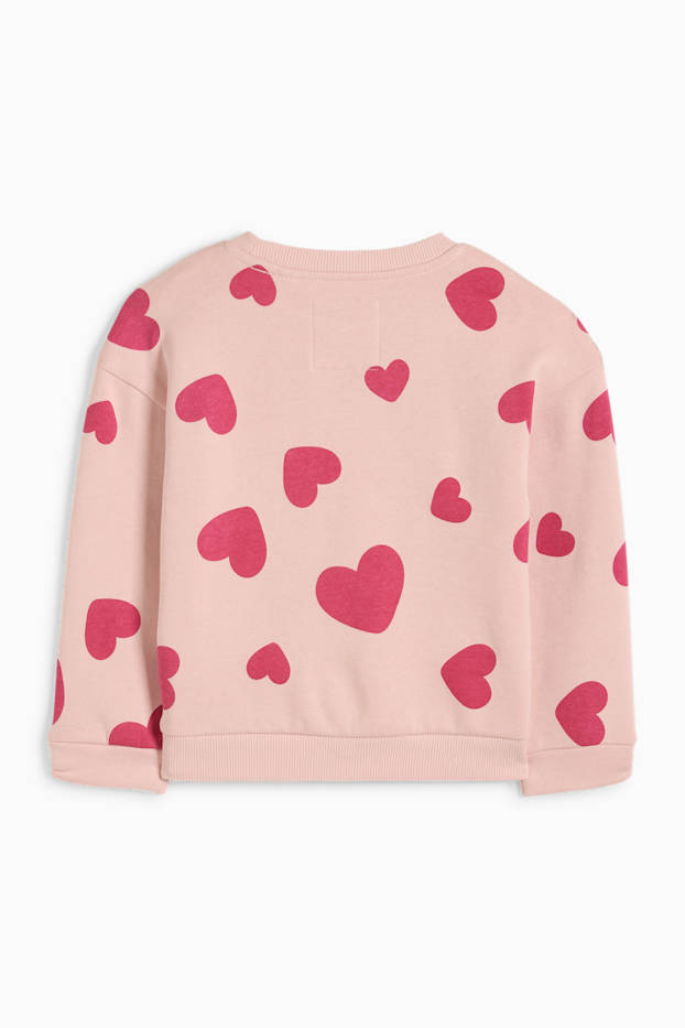 Enfants filles - Minnie Mouse - sweat - à motifs - rose