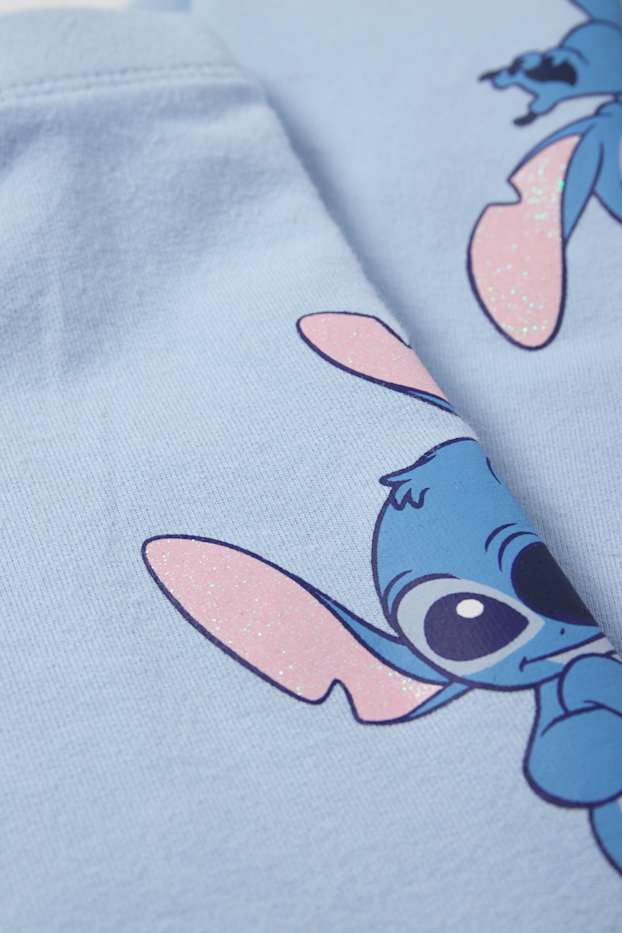 Bambine - Lilo & Stitch - leggings termici - blu